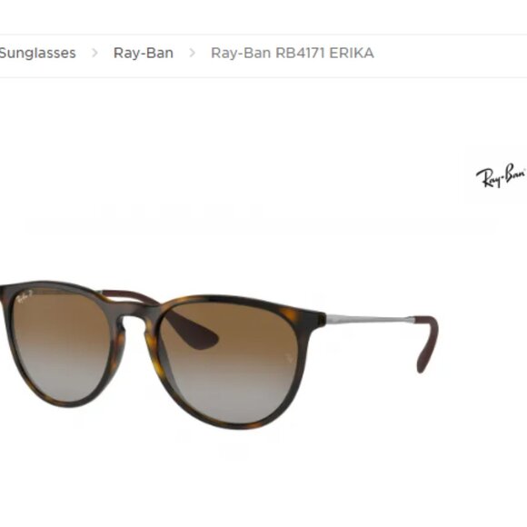 RAY-BAN "ERIKA" RB4171 SUNGLASSES - Picture 14 of 16